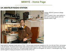 Tablet Screenshot of m0wye.radiouk.com